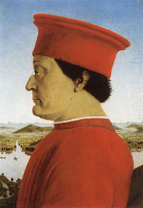 Piero della Francesca Federico di Montefeltro china oil painting image